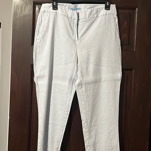 Women’s pants - size 10 - linen, light blue - Antonio melani